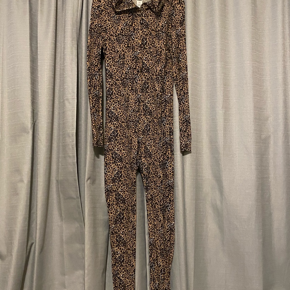 PINK Leopard Print Onesie PJ
